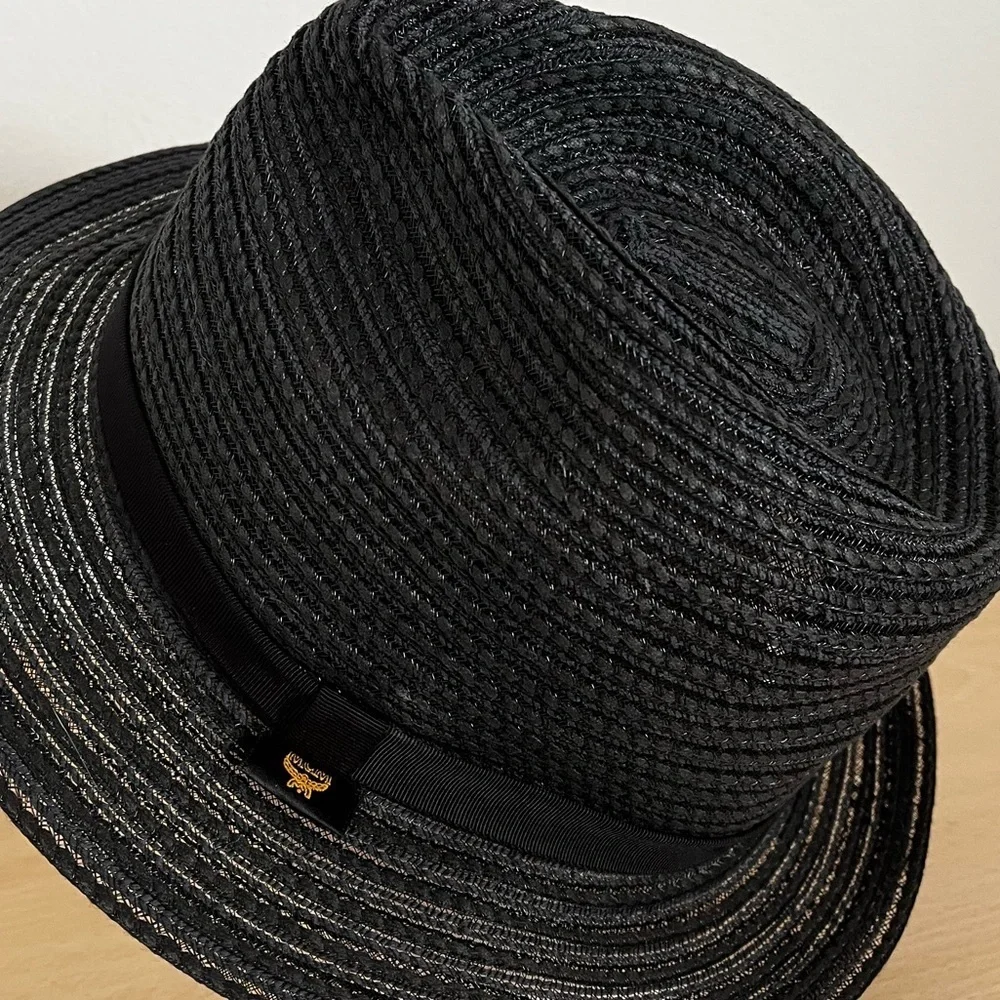 MCM Legere Black Hat Rare Fedora Bucket Japan Exclusive late 1990’s NWOT